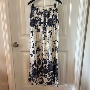 FREE PEOPLE Wide Leg Floral Pants